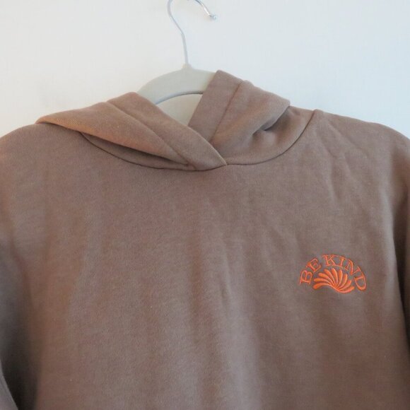 TENTREE Be Kind Graphic Eco-Friendly Graphic Hooded Pullover Pine Bark Size M - Picture 5 of 14